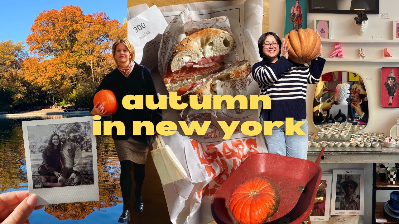 New York City vlog 🍂 cute shops, central park, cozy fall days in my thirties