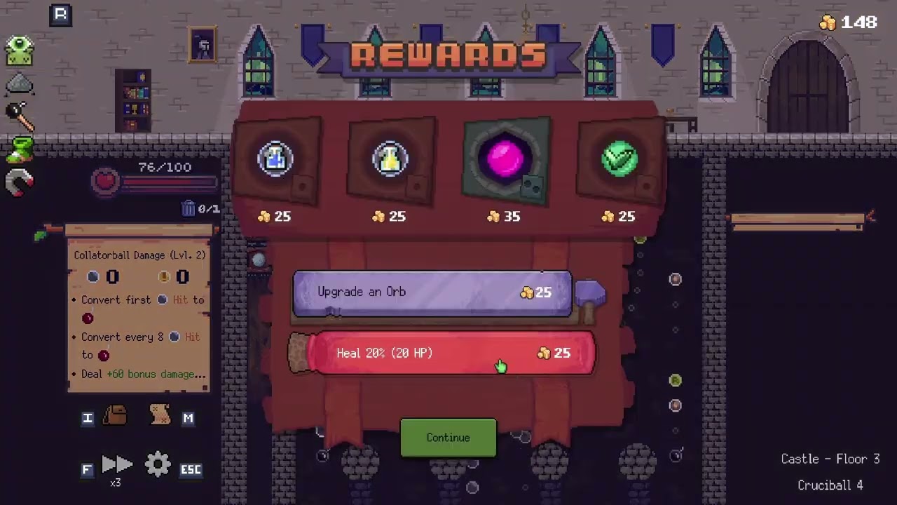 Peglin | Non-seeded Any% (Peglin) | 10:16 (Old PB)