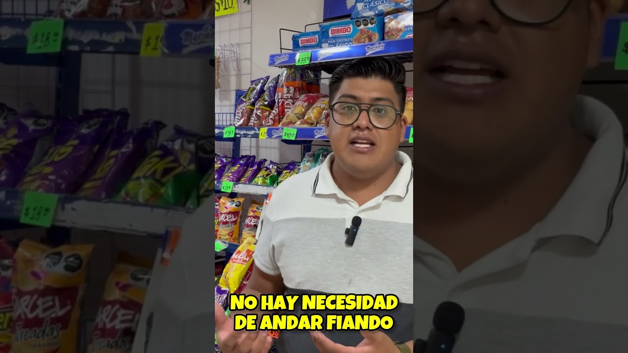No hay necesidad de andar fiando en una #tiendadeabarrotes