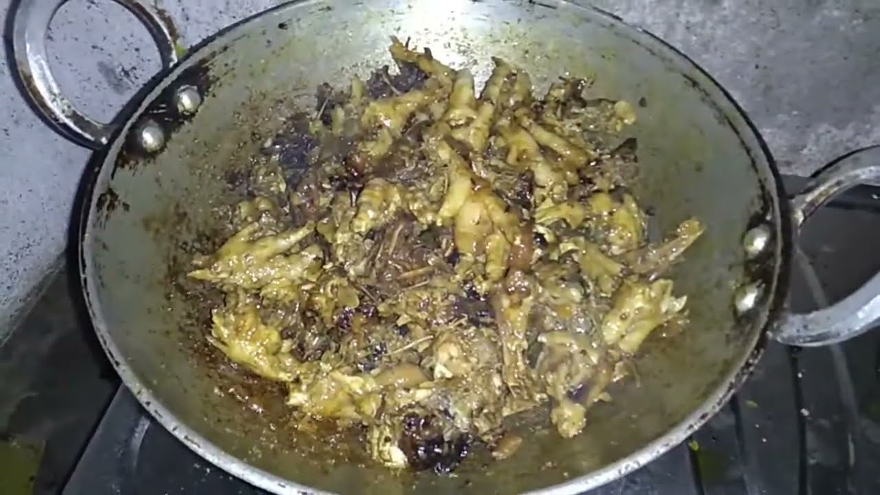 Chicken Leg and Head rust fry || Recipe Chicken Leg and Head rust fry