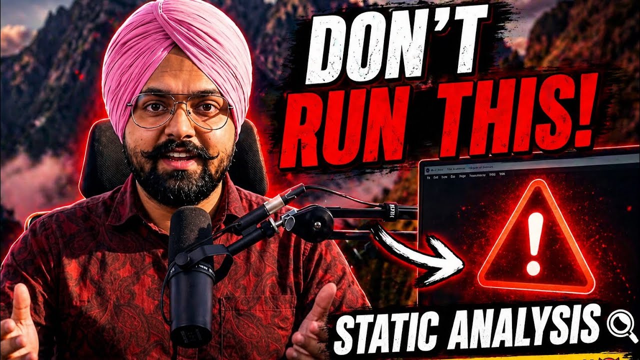 #2 Static Analysis🤐| Detect Malware Without Running It 🔥
