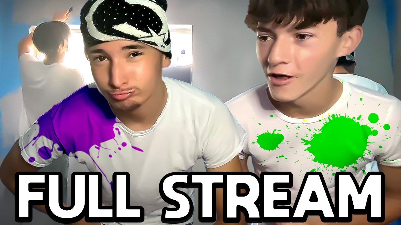 Landon Paints His Room FULL Stream!