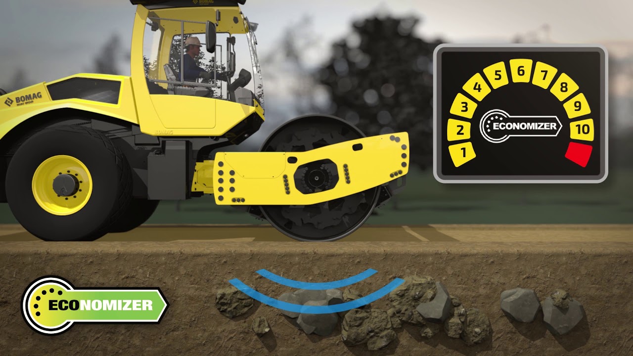 BOMAG ECONOMIZER Intelligent Soil Compaction for BOMAG single drum roller