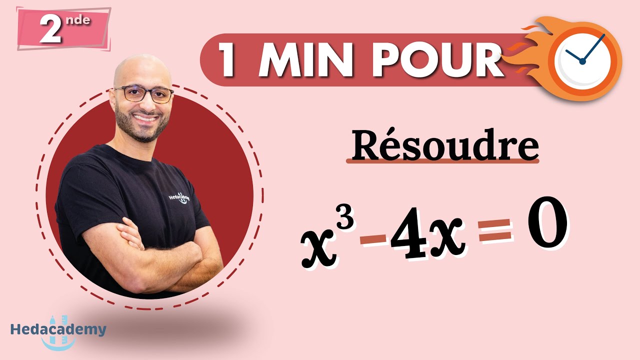 R&eacute;soudre x&sup3; - 4x = 0 en 1 minute