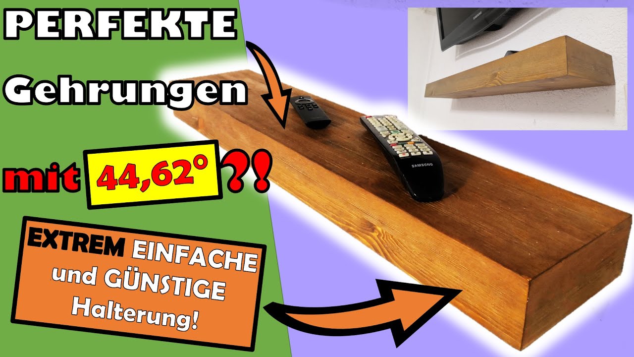UPGRADE für schwebende Regale: Gebürstete Oberfläche