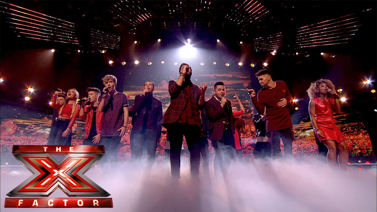 Group Performance of Take That's Never Forget | Live Results Wk 5 | The X Factor UK 2014