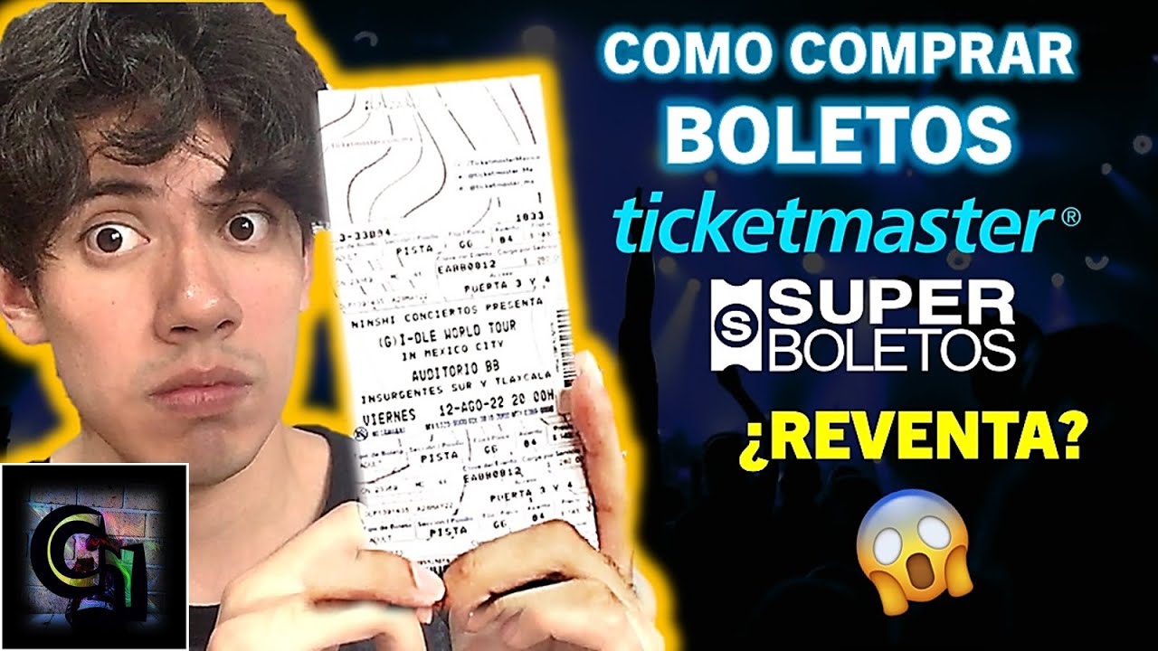 Como COMPRAR BOLETOS para CONCIERTOS en Ticketmaster, Superboletos o ¿reventa?