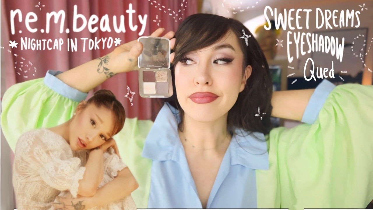 @r.e.m.beauty by  @ArianaGrande Sweet Dreams Eyeshadow Quad in Nightcap In Tokyo!
