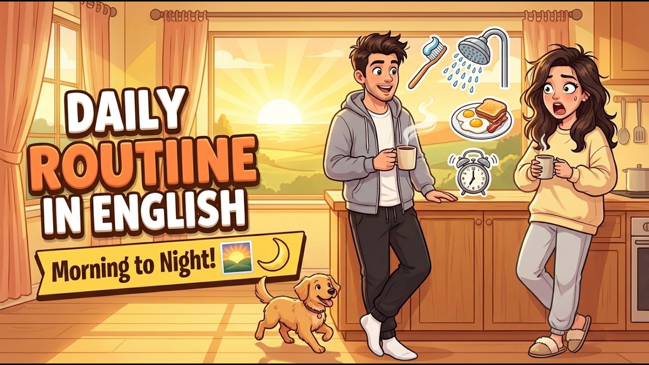 WARNING!! Don't Waste Another Day Without Learning Daily English ROUTINE for Beginners