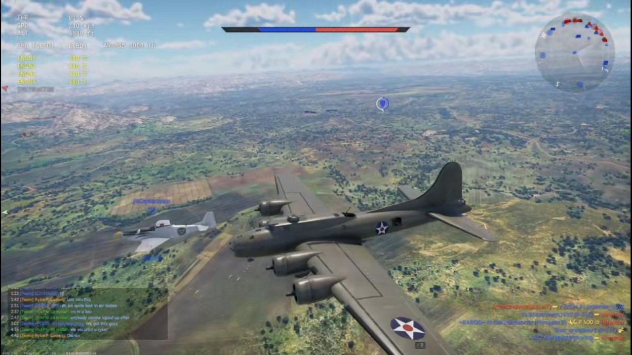 When you have team mates flying with you (War Thunder)
