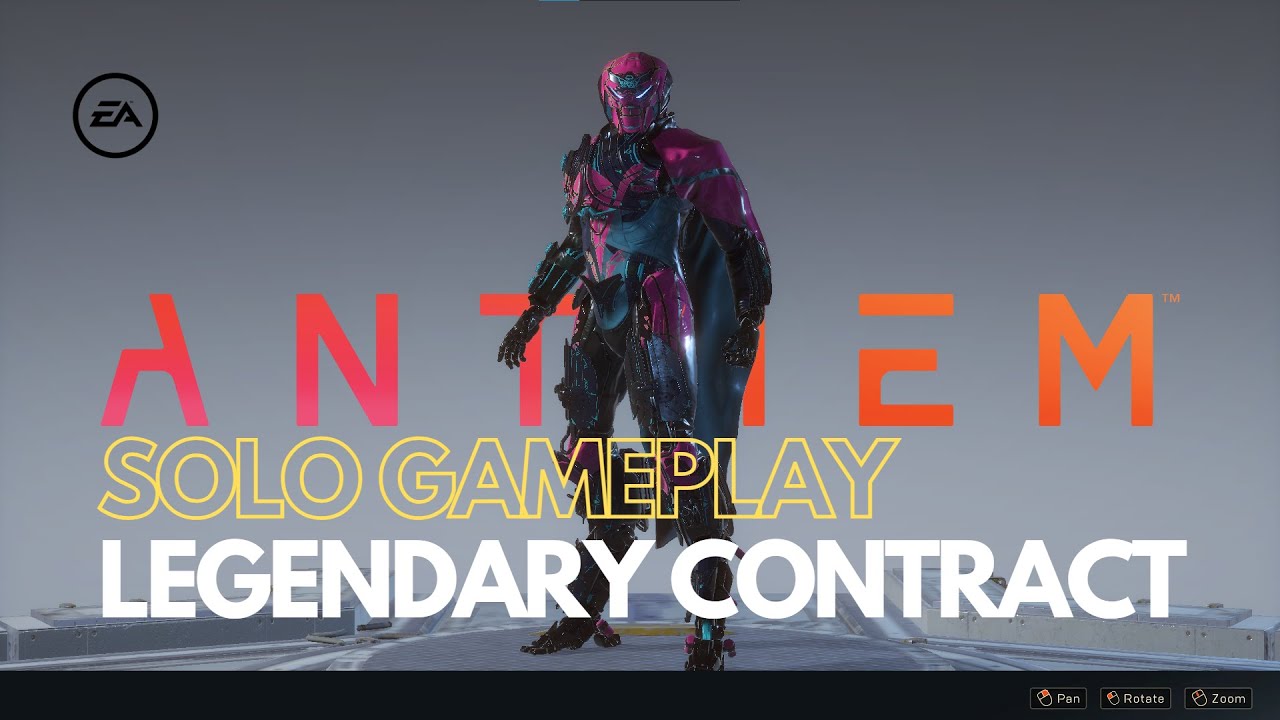 Anthem Gameplay - Solo Legendary Contract in Grand Master 3 (PC)