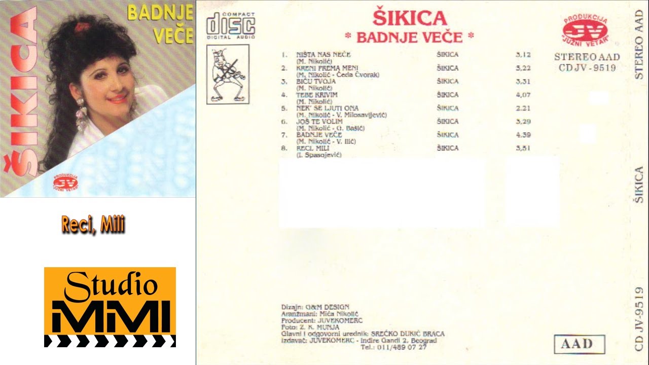 Sikica - Reci, mili