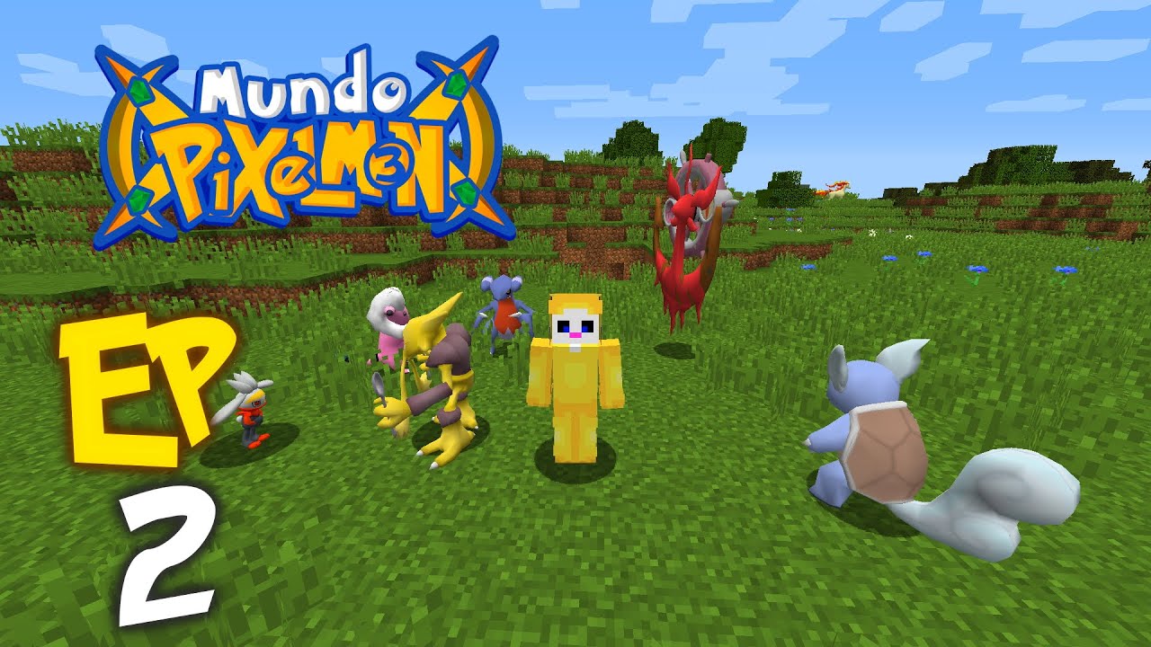 Mundo Pixelmon 3 - EP2 - Primera Gala y Tengo Muchos Pokemon(ES)