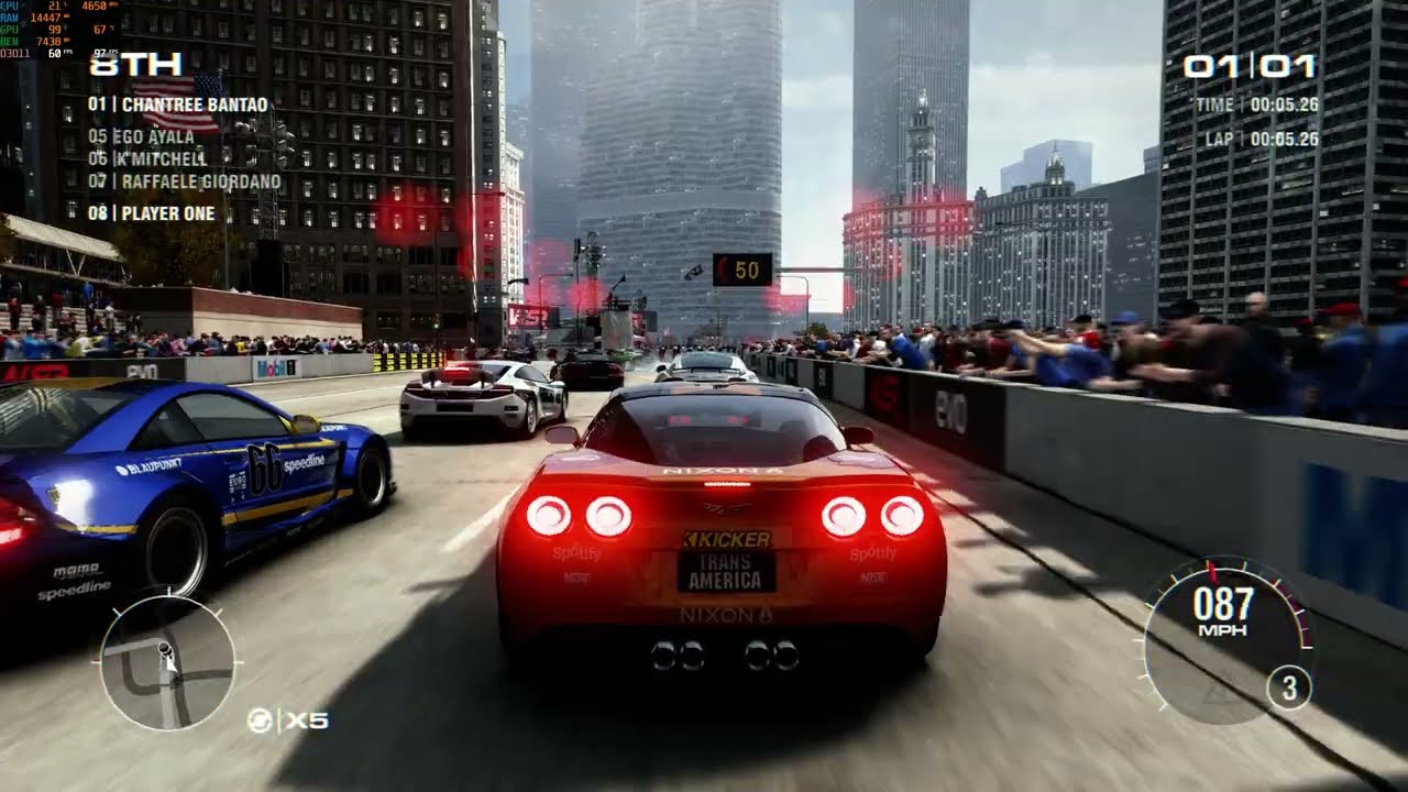 GRID 2 (2013) 8K Benchmark | RTX 3090 | Ryzen 5600X