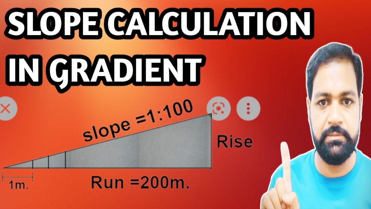 how to slope calculation / how calculate slope in Gradient in urdu hindi languages