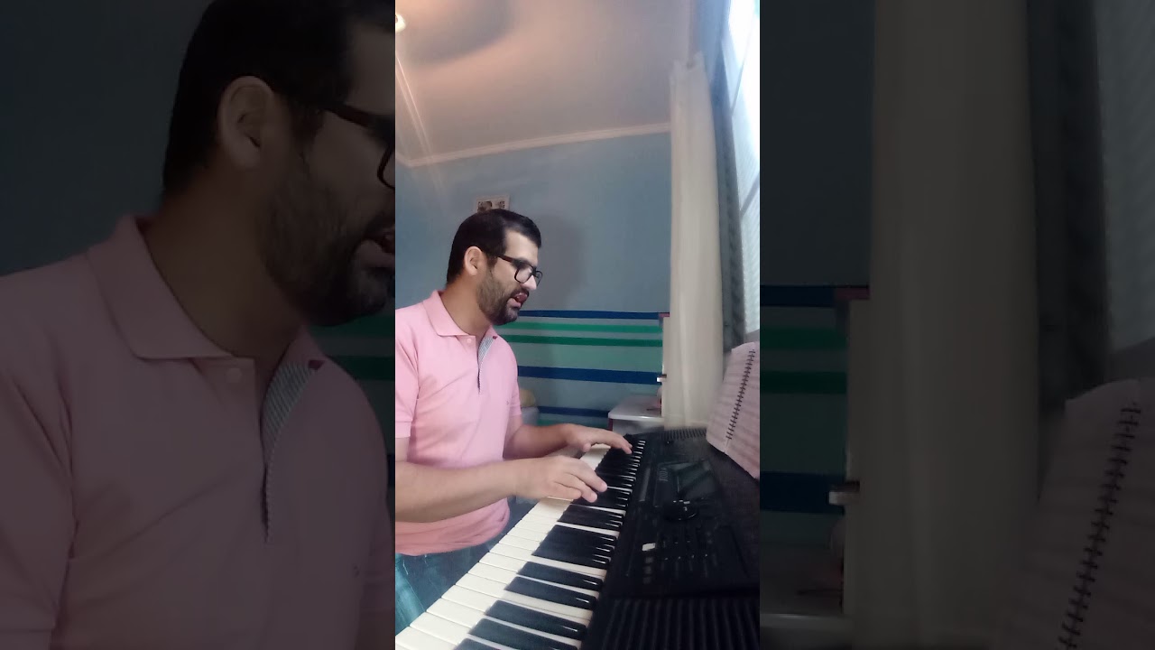 Aula para Coral - Ensinando Hino 398 cantor cristão - Voz BAIXO - Sou feliz