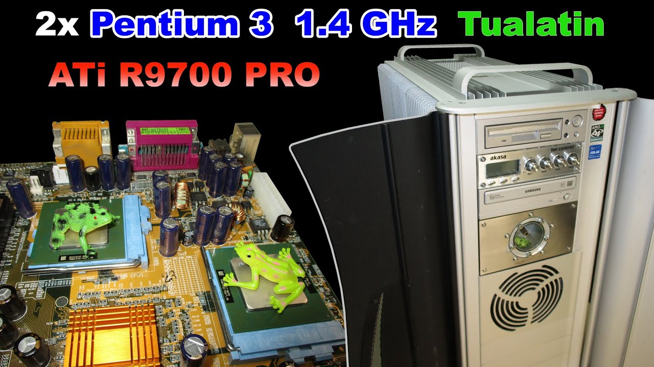 Двухпроцессорная сборка Pentium 3 Tualatin c водяным охлаждением  - RETRO Hardware