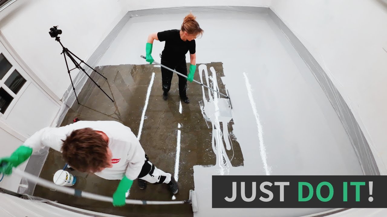 Epoxy Floor Prep and Paint - Gjøco Poxydekk Ekstrem