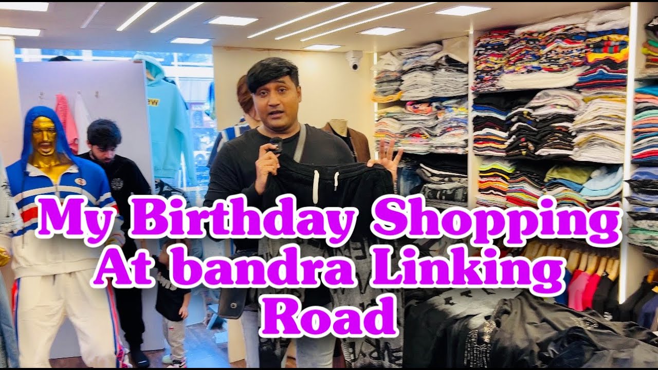 My Birthday Shopping || linking Road Bandra || Mumbai || Sammy Sam Vlogs || 2022