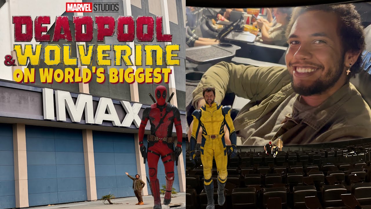 Watching Deadpool & Wolverine On The World's TALLEST IMAX Screen!!