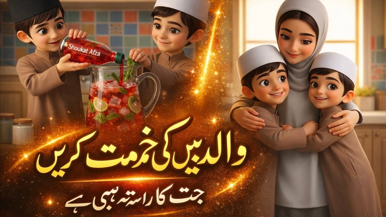 Little Muslim Stories | Respecting Our Parents| Jannat ka Rasta mil gaya| The Key to Jannah| cartoon