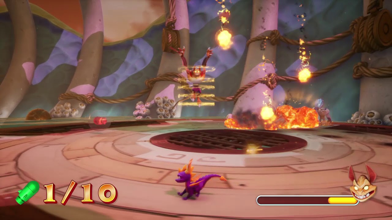 Spyro Reignited Trilogy: Scorch's Pit - No Damage, No Charging