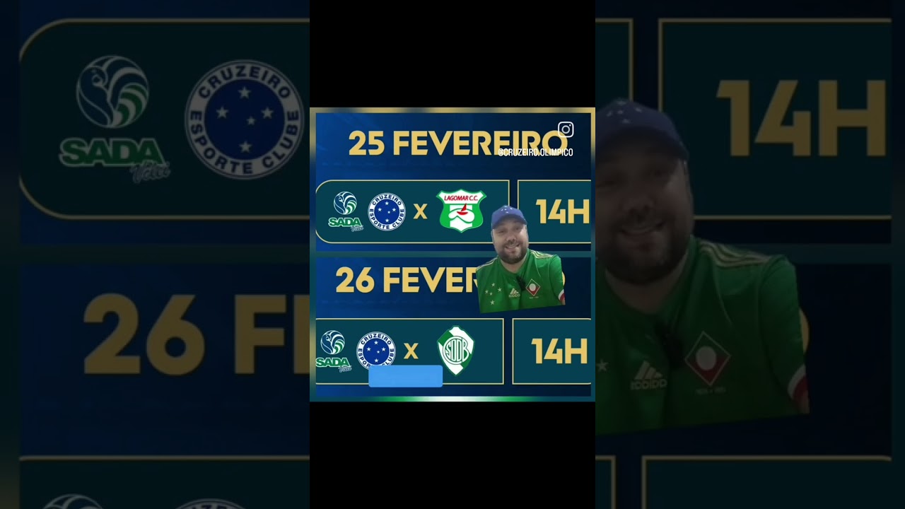 Tem @SadaCruzeiroOficial em 10 dias pra buscar duas Copas!!!