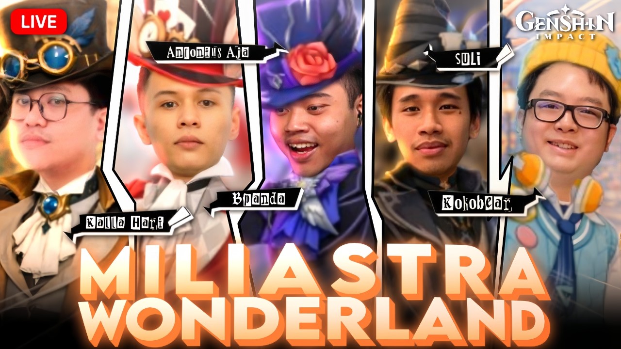 Collab Sepuh-Sepuh Gennshin Impact 2026 di Miliastra Wonderland #reunikebahagiaan
