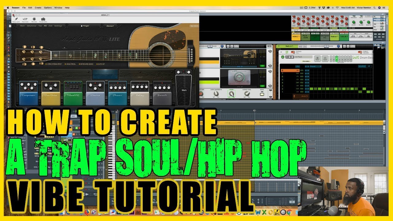 A HIP HOP/TRAP SOUL VIBE TUTORIAL IN PROPELLERHEAD REASON 10