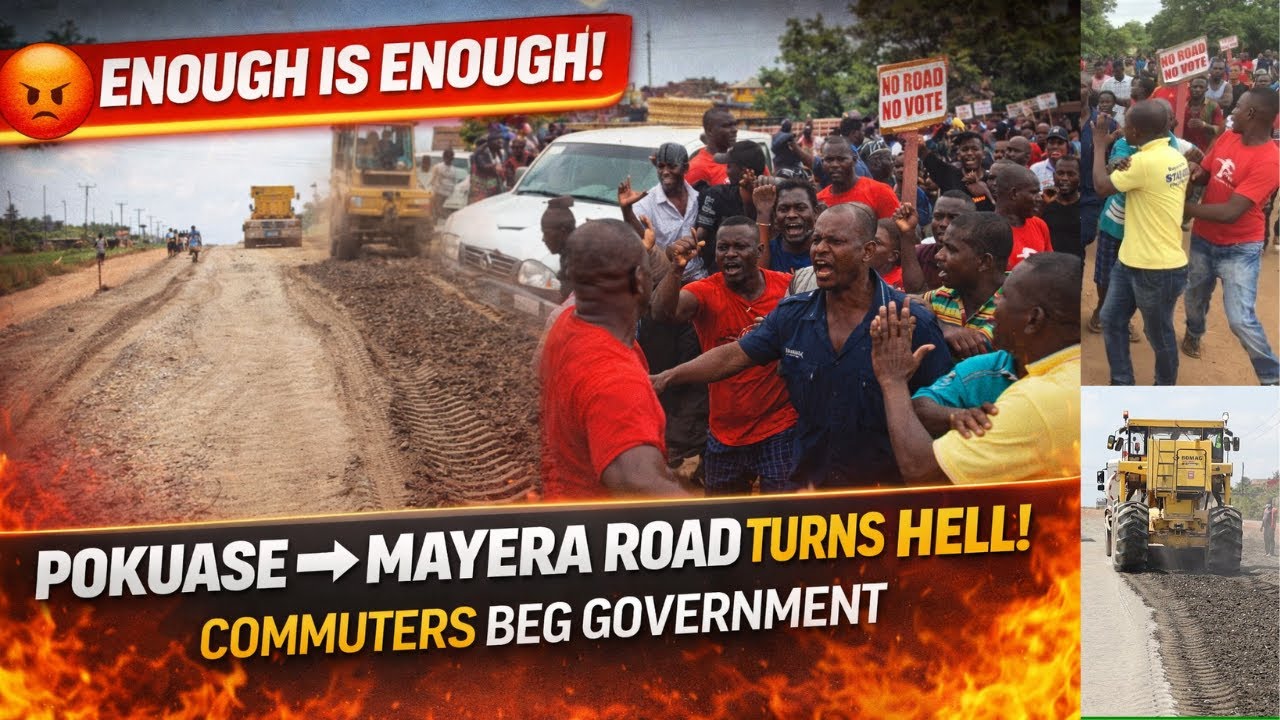 This Road Is Killing Us! Pokuase–Mayera Commuters CRY OUT Over Shocking Conditions.