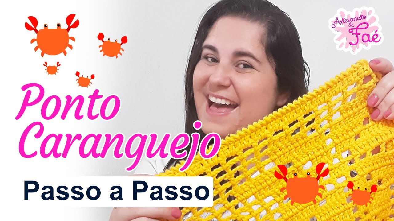 Como Fazer o Ponto Caranguejo no Crochê - Passo a Passo