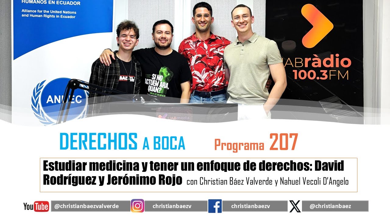 Estudiar medicina y tener un enfoque de derechos humanos