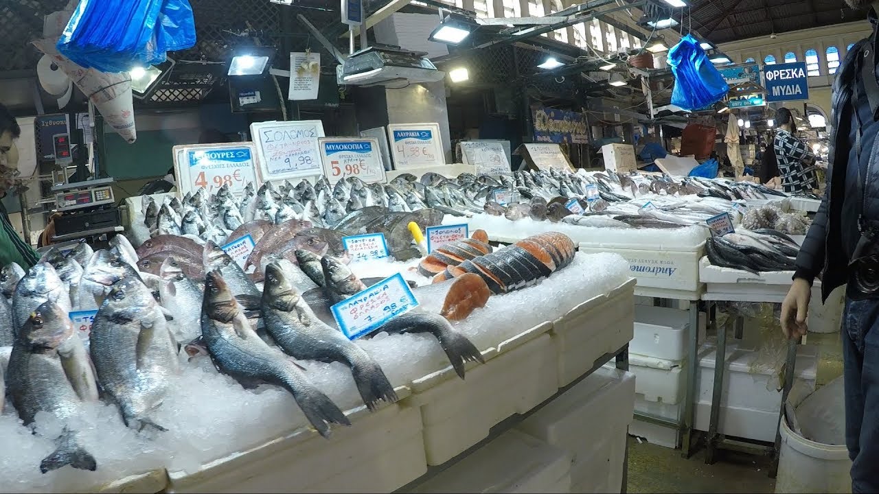 Shopping in Central Athens Public Market Varvakios Agora | Βαρβάκειος Αγορά