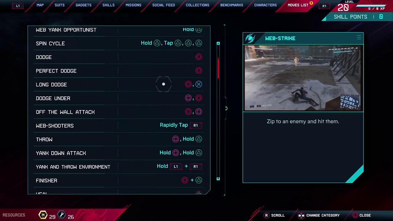 Playing Miles Morales Spider-Man PS4 (to get the rest of the trophies)