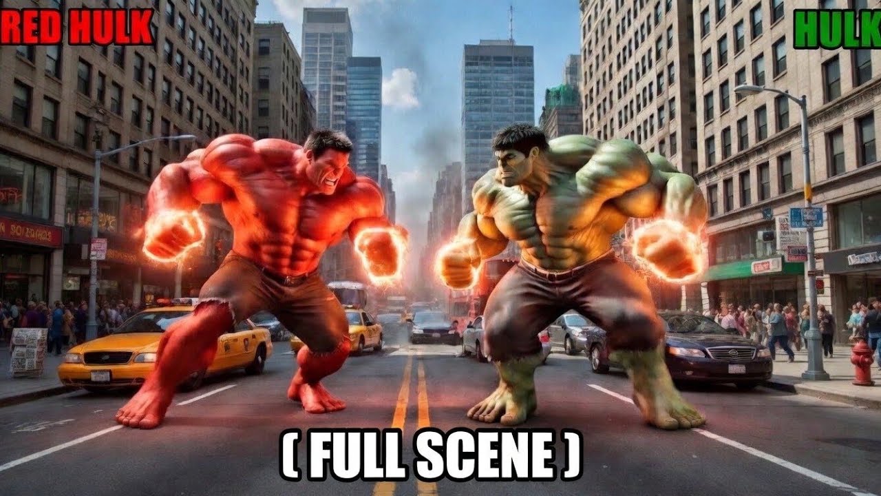 [FULL SCENE] hulk X red hulk 2027 #marvel #hulk #mcu #vfx #trailer #movie #clips #trending #shorts