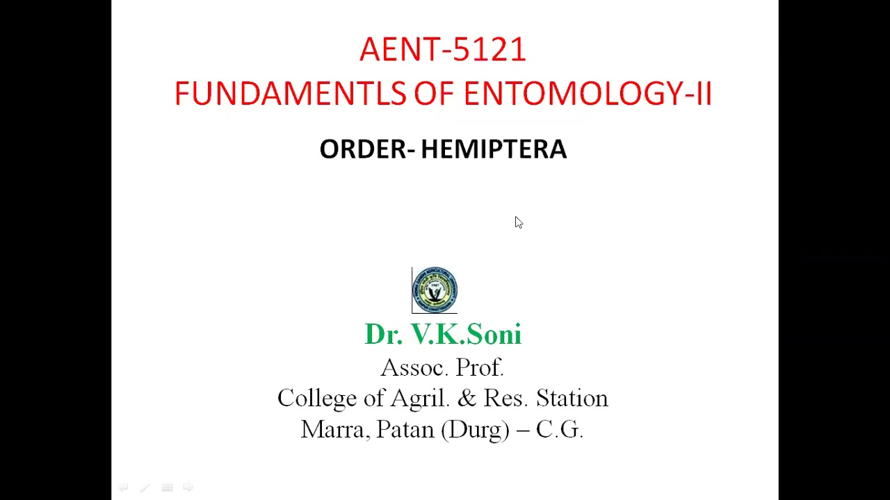 ORDER- HEMIPTERA (Part-1)