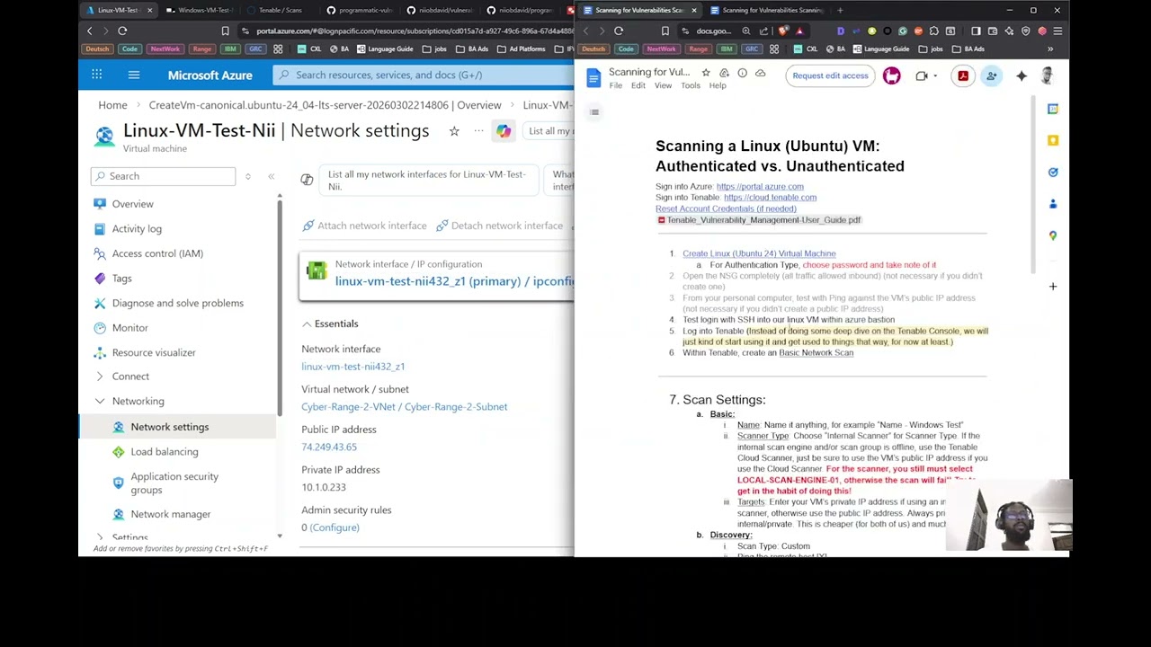 Scanning an Ubuntu VM (Linux) with Tenable | Authenticated vs Unauthenticated Vulnerability Scan
