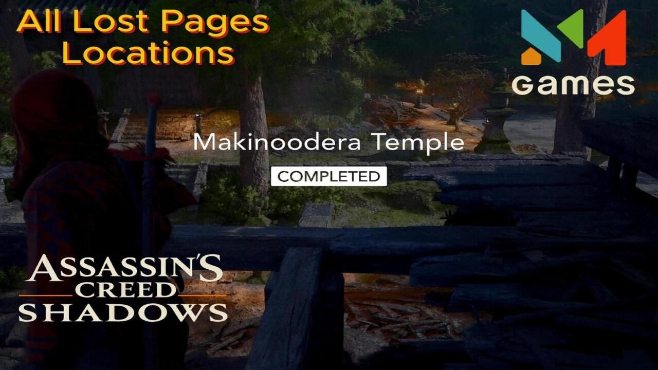 Assassin's Creed Shadows - Makinoodera Temple | Lost Pages |  Locations