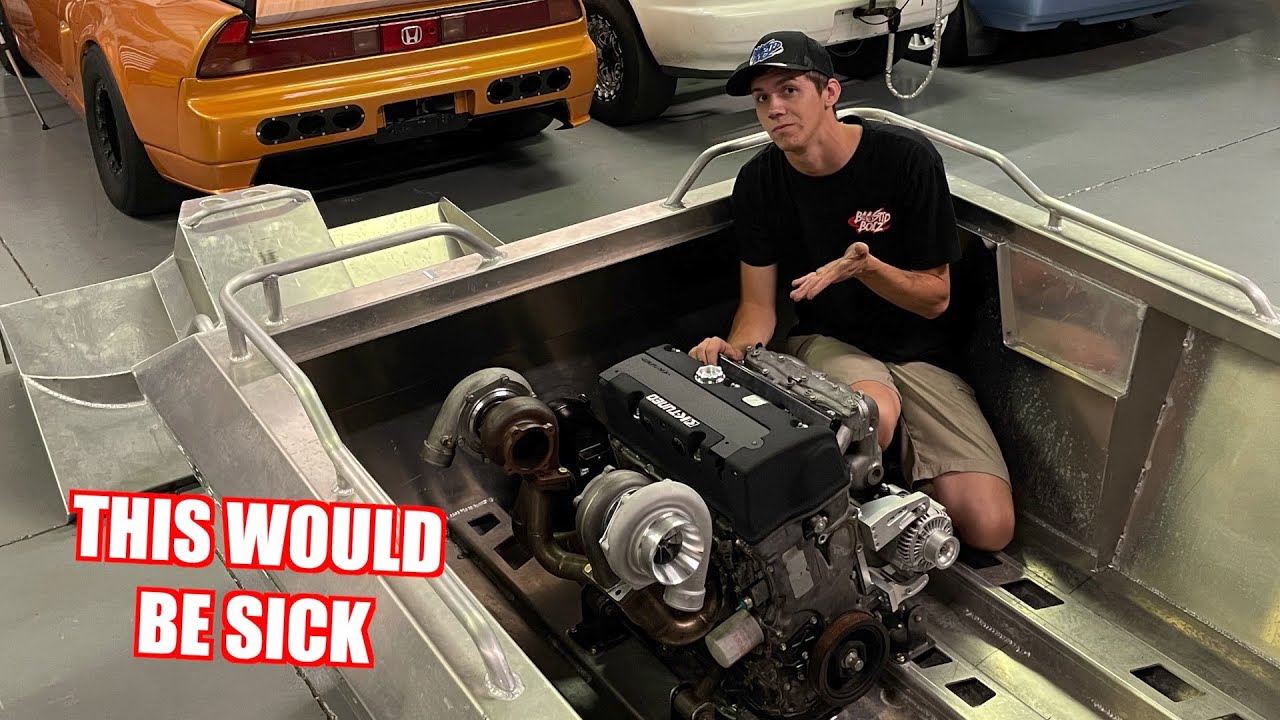 Our K-Swap Jet Boat Is Close To Running! (Put Twin Turbos On It)
