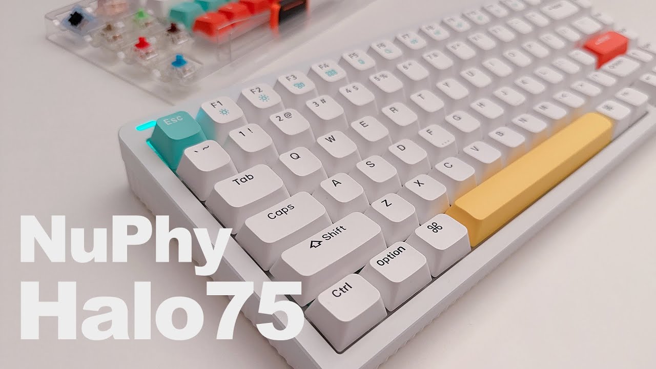 와...단점을 찾기 힘든 키보드 | Nuphy Halo75 Wireless Mechanical Keyboard | hot-swappable