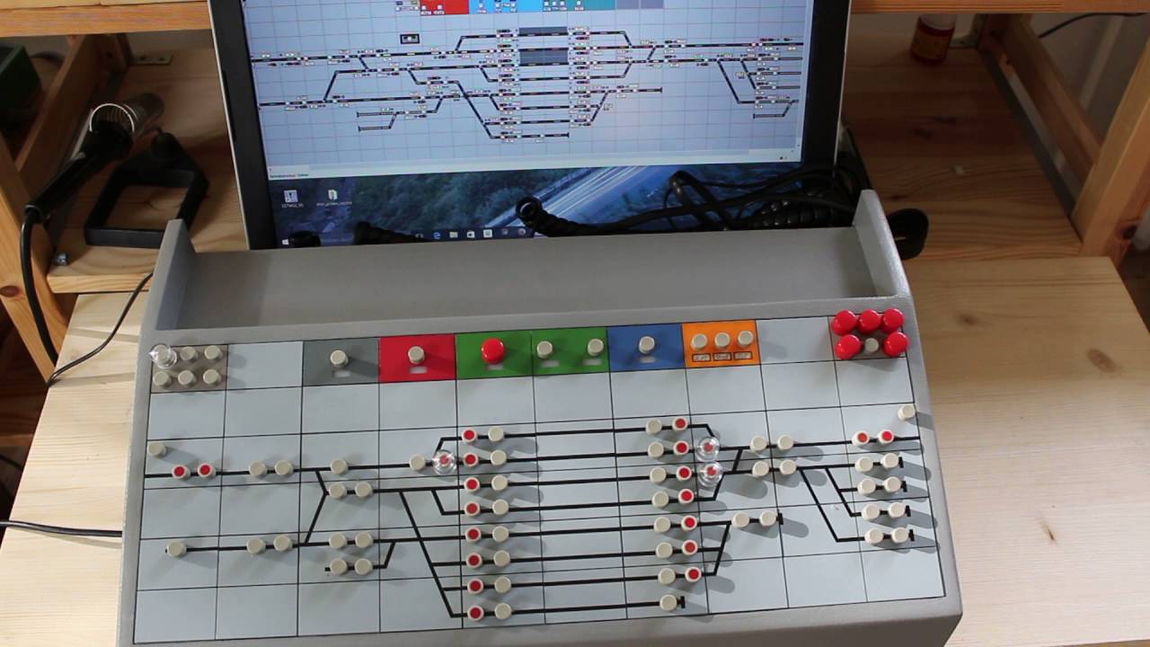 Sp Dr S60 Testenstellpult zur Bedienung von ESTWGJ (Modellbahnsteuerungssoftware)