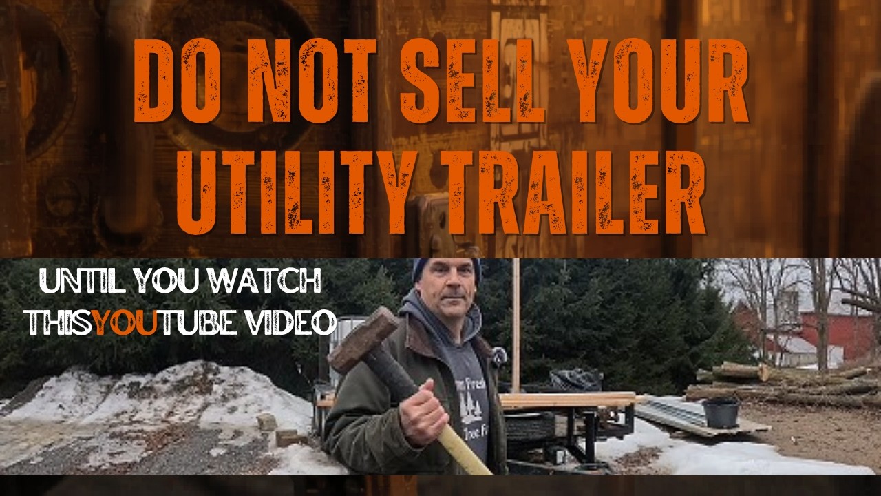 Getting the Trailer ready to sell #LandscapeTrailer #TrailerCleanup #LandscapingEquipment #garden