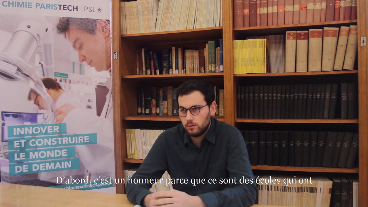 Thomas a intégré Chimie ParisTech après un DUT (2019)
