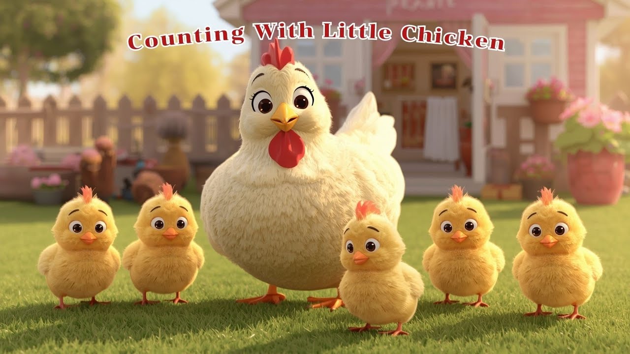 Counting With Little Chicken | Fun Counting Song for Kids | Learn Numbers 1&ndash;5 🐣