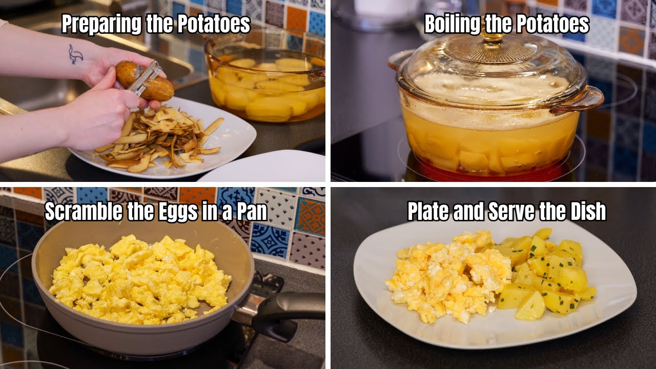 How to Make Potatoes & Scrambled Eggs