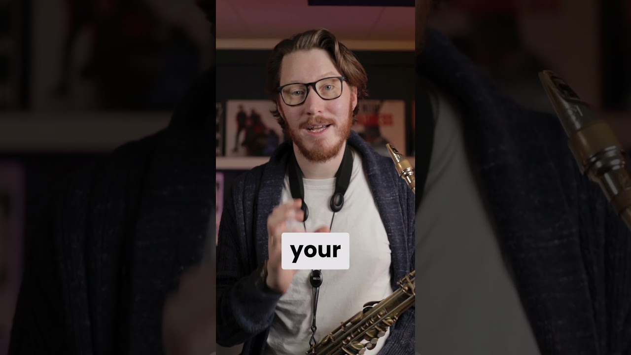 The Saxophone Neck Strap (and how not to wear it)