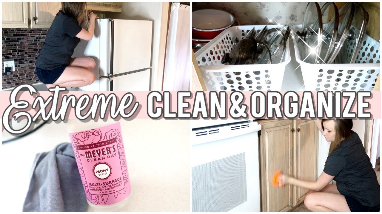 EXTREME CLEAN WITH ME | CLEAN & ORGANIZE WITH ME 2019