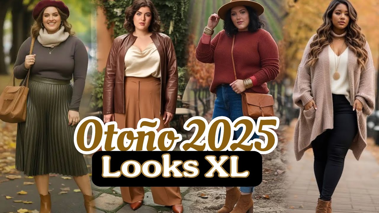 **Moda Otoño Invierno para Chicas Gorditas 2025✨️ | Looks Plus Size /Moda Plus Size Otoño con Estilo