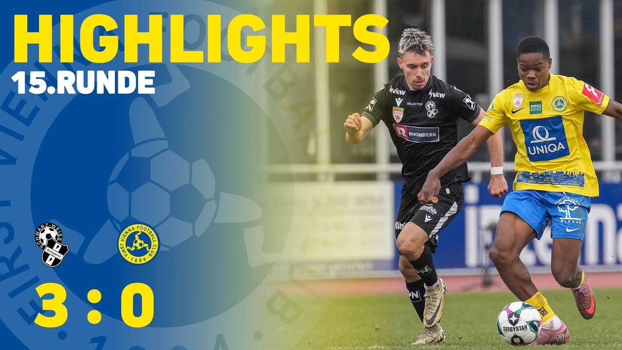 ADMIRAL 2. Liga I 15. Runde - Highlights | Schwarz-Weiß Bregenz vs. First Vienna FC 1894