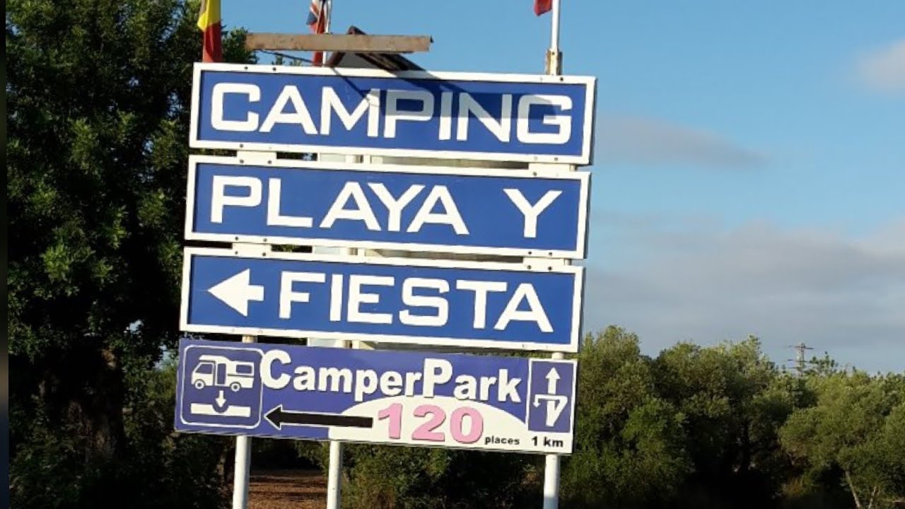 Camping Playa y fiesta